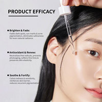 Sérum éclaircissant au glutathion OEM/ODM, glutathion végétalien, collagène, sérum facial à la vitamine C