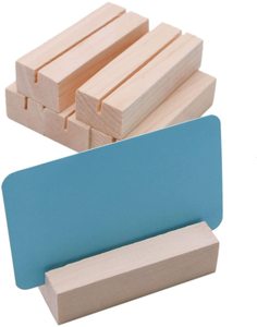 Cơ sở gỗ kinh doanh bằng gỗ đơn chủ bảng chủ thẻ bưu thiếp hình ảnh hiển thị hình ảnh đứng cho bàn Bàn bên nhà - Product Image 2