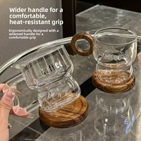Ventes en gros d'usine de tasses en verre fabriquées en verre borosilicate de haute qualité résistant à la chaleur, adaptées pour le café et les jus de fruits