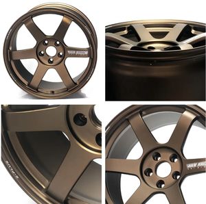 Ray ล้ออัลลอยด์สำหรับรถแข่ง Volk แบบใหม่ขอบล้ออัลลอยสำหรับรถยนต์นั่งส่วนบุคคลขนาด15-19นิ้วล้ออัลลอยด์เคลือบสีบรอนซ์ขนาด5X120 5X112 5X114.3 - Product Image 4