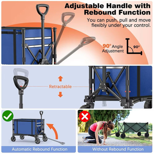 outdoor <b>garden</b> folding camping <b>wagon</b> cart heavy duty folding <b>wagon</b> for kids - Product Image 5