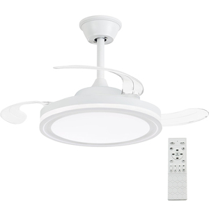 Ventilador de Techo LED Silencioso y Ajustable con Control Remoto, Moderno y de Perfil Bajo para Sala de Estar, Dormitorio y Cocina, Disponible en España - Product Image 1