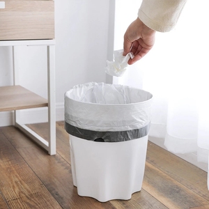100pcs Disposable Drawstring Garbage Bag Storage Bags <b>Kitchen</b> Home Office Pet Wastebasket Liners Trash Can Liner Trash Bags - Product Image 2