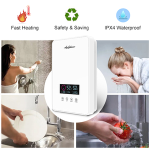 High Power 8000W Instant <b>Shower</b> Heater with Smart Touch Screen and LED Display - Product Image 6