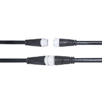 Connecteur M16 étanche IP67, câble pour éclairage LED de plantes à 2, 3, 4 ou 5 broches, fiche mâle/femelle pour applications d'alimentation