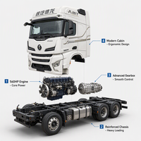 Tracteur routier Shacman X6000 8x4 d'occasion de qualité supérieure, 12 roues, 660 CV, haute puissance, pour transport spécial