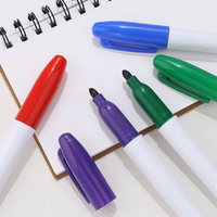 Marqueurs permanents écologiques 12 couleurs, sans danger pour les enfants, pour l'école, fourniture directe d'usine, non toxiques, séchage rapide, stylo marqueur permanent