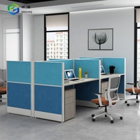 Bureau modulaire pour 6 personnes meuble épissé poste de travail Table de bureau Cloison centrale d'appel