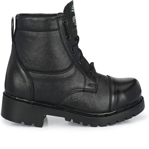 Botas de cuero premium para hombre, con cordones, elegantes, para exteriores, con suela antideslizante, forro interior suave, transpirables y cómodas. - Product Image 3