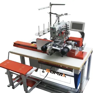 Fabrika desteği Somax SM-07A otomatik dikiş makinesi endüstriyel tam otomatik T-shirt alt Hemming dikiş makinesi