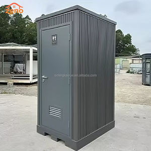 Baño Exterior Prefabricado, Inodoro y Ducha Portátiles para Parques, Baño Pequeño para Campamentos, WC Personalizado de Fábrica - Product Image 4
