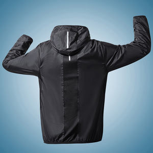 Ropa de malla ligera y transpirable de secado rápido para hombre, ropa de verano a prueba de viento con protección solar para deportes al aire libre, correr, moda - Product Image 4