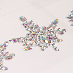 Pegatinas Faciales para Fiestas, Tatuajes Sexys para Pezones, Pasties de Cristal - Product Image 2