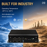 Ordinateur industriel Intel Core I5-8350U avec double écran VGA pour affichage numérique et kiosques en libre-service