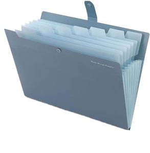 Nouvelle Classeur Accordion Premium Série Morandi à 5 Poches, Organisateur A4/Letter en PP pour Présentations - Product Image 1