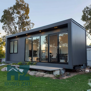 플러그 앤 플레이 전기 시스템을 갖춘 DYHZCE 퀵 빌드 조립식 모듈러 홈 블랙 컨테이너 하우스 - Product Image 3
