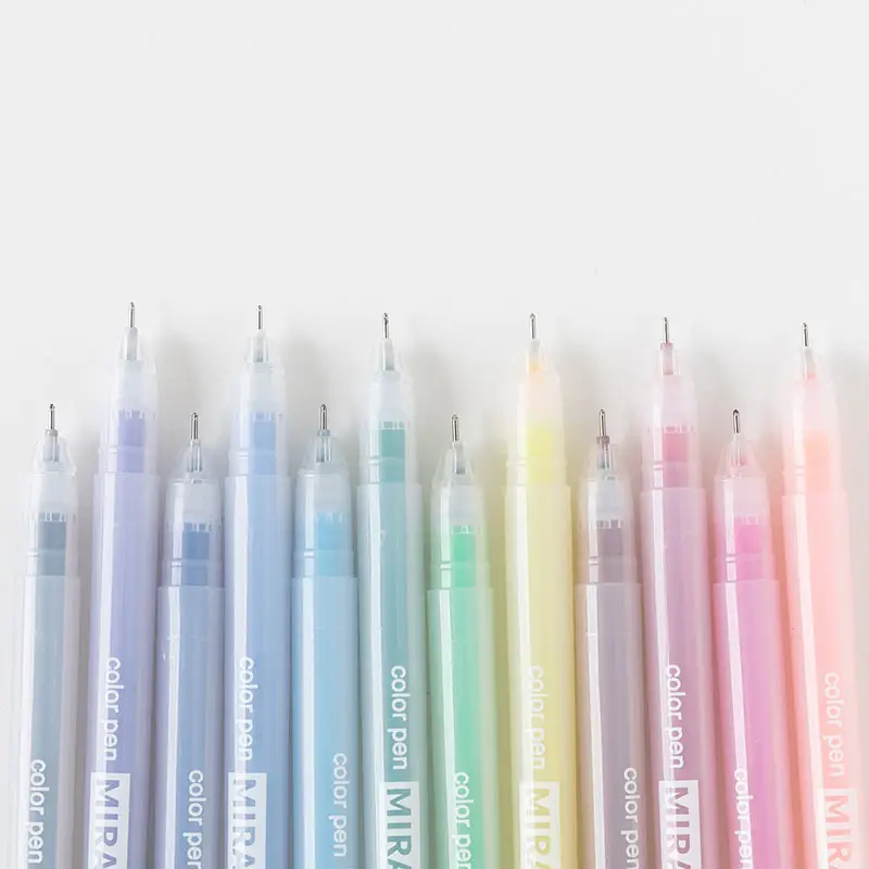 Hot Selling Plastic 0.5mm colorful Plastic cute Gel Pen Promotional Gel Pen
