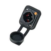Connecteur d'alimentation en cuivre à 3 broches verrouillable compatible PowerCON 20A 250V, prise CA étanche IP67, UL94 V-0, plus de 1000 cycles de couplage, pour scène