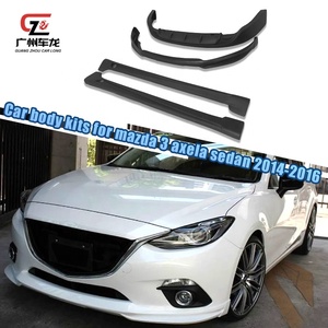 Kit carrozzeria auto per <span class=keywords><strong>Mazda</strong></span> 3 Axela <span class=keywords><strong>berlina</strong></span> 2014-2016 accessori auto paraurti paraurti lato lato labbro posteriore diffusore - Product Image 2