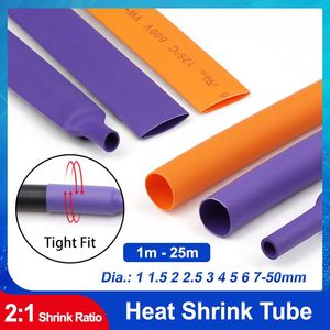Tube <span class=keywords><strong>thermorétractable</strong></span> 1M, rapport 3:1, imperméable, sans adhésif, double paroi, tube de protection pour fils, noir - Product Image 4