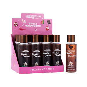 SCENABELLA 250ml Custom Chocolate Scented Body Spray para Mujeres Hombres Perfume al por mayor - Product Image 1