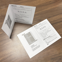 Société d'impression personnalisée bon marché Instructions sur papier publicitaire Dépliant plié Dépliant Service d'impression Catalogue Brochure