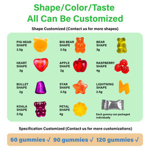 Gummies à la mélatonine pour le sommeil 10mg Glycinate Magnésium Marque privée Sans sucre 5mg - Product Image 6