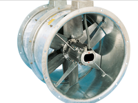 Funkenfreier elektrischer Kugellager-Axialventilator für Bergbau/Straßentunnel – OEM-Gegenrotations-Axial-Hauptventilator