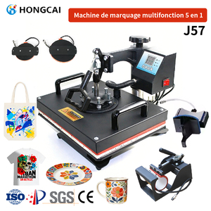 Machine de Sublimation 5 en 1 par Estampage à Chaud, <span class=keywords><strong>Presse</strong></span> Thermique pour Impression de Logos sur T-shirts, Machines <span class=keywords><strong>Cricut</strong></span>, Imprimante <span class=keywords><strong>Presse</strong></span> à Chaud - Product Image 1