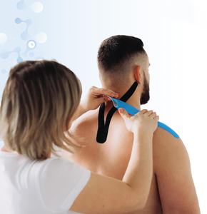 Produit sportif Bande élastique en tissu Bande kinésiologique <span class=keywords><strong>Kinesio</strong></span> Taping-Bande élastique thérapeutique athlétique - Product Image 3