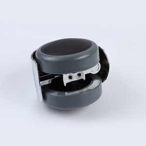 Rueda giratoria para silla de oficina de 2 pulgadas, de aleación y poliuretano gris, con mecanismo de bloqueo, para uso en el hogar y la oficina. - Product Image 3