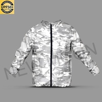 Veste coupe-vent légère à impression intégrale personnalisée, protection solaire, veste camouflage coupe-vent pour homme personnalisée
