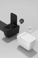 Sanitaire Salle De Bains Accroché Au Mur Fixation Au Mur Avec Lavabo De Toilette Arrière Ceraimc WC Toilette