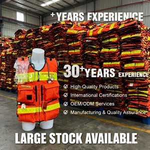 سترة أمان عاكسة للرجال مقاومة للحريق بخياطة محكمة، مضادة للمواد الكيميائية والكهرباء الساكنة، مناسبة لمواقع البناء والتحقيقات - Product Image 4