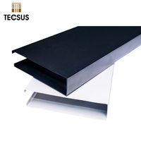 Paneles de Techo Modernos de Aluminio Resistentes al Fuego para Decoración de Interiores