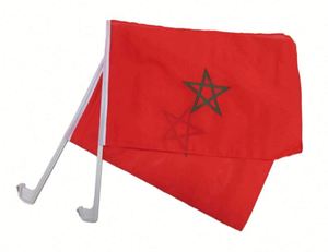 Bandera Nacional Italiana de Poliéster de 30x45cm para Ventana de Auto con Asta de Plástico para Eventos Deportivos - Product Image 6