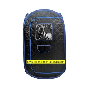 Moderno Mini portatile una persona Sauna a vapore elettrico a vapore bagnato Design pieghevole per uso domestico acrilico - Product Image 4