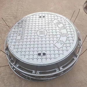 En124b125 C250 D400 E600 dễ uốn sắt <span class=keywords><strong>manhole</strong></span> bìa và khung cho xây dựng sử dụng màu đen - Product Image 2