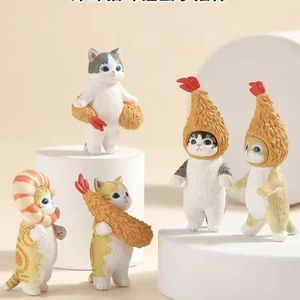 Venta al por mayor lindas muñecas de animales 5 dibujos animados de PVC fuego Camarón y gato Cos inspirado en <span class=keywords><strong>la</strong></span> animación japonesa en cajas ciegas - Product Image 3