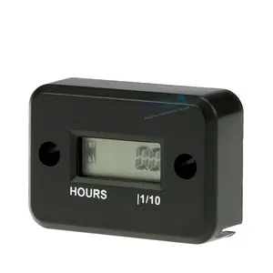 YIKA HM006A-reloj de arena Digital para motor, medidor de horas LCD inductivo a prueba de agua para motocicleta