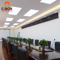 Cbox Grande Maison Conteneur Modulaire Préfabriquée à Mur Rideau en Verre pour Siège de Bureau
