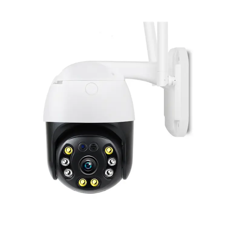 Caméra de surveillance extérieure PTZ IP Wifi hd 5MP/1080 p, dispositif de sécurité sans fil, étanche, avec double antenne, Vision nocturne et suivi humaine, ICSee