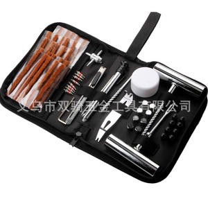 Tire Repair Kit 46 Piece Alloy Tool Set For Automotive Vehicle Maintenance Cloth Bag Packaging - Product Image 4