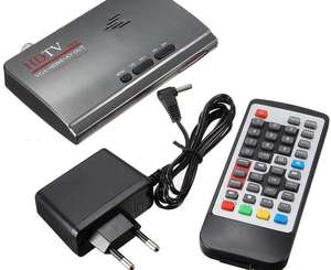 1080P HD DVB-T2 DVB-T เสาอากาศดิจิตอลภาคพื้นดิน เครื่องรับสัญญาณ<span class=keywords><strong>สาย</strong></span>เคเบิล <span class=keywords><strong>AV</strong></span> VGA HDM1 ออก - Product Image 1