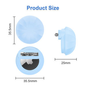 Nouveauté : lot de <span class=keywords><strong>4</strong></span> étuis lumineux en silicone avec épingle de sécurité, anti-perte pour enfants, animaux de compagnie, bagages, objets personnels pour <span class=keywords><strong>Airtag</strong></span> - Product Image 6