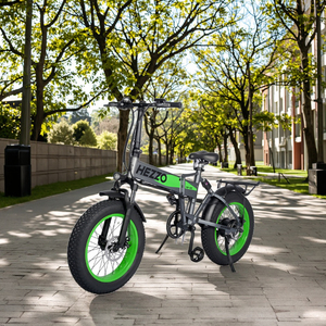 <span class=keywords><strong>Vélo</strong></span> électrique pliable à pneus gras Hezzo 48V 1000W avec moteur sans balais, cadre en alliage d'aluminium, <30 km/h, freins à disque avant/arrière 20 pouces - Product Image 3