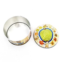 Emballage à cookies pour la fabrication professionnelle, 10 pièces, boîte en étain, carrousel, pour emballage de bonbons, cadeau de noël, Offre Spéciale