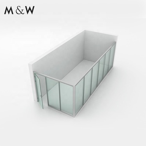 M & W Fábrica Fabricante Partição De Alumínio Parede De Vidro De Alumínio Quadro De Escritório Partição Do Escritório - Product Image 4