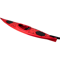 Kayak de mer de 4.2m, meilleure qualité, siège dans le kayak, bateau de tourisme gonflable, en plastique LLDPE, canoë avec palettes