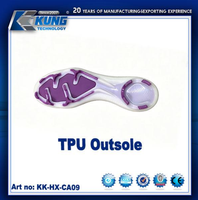 Semelles de football en TPU pour chaussures de foot, semelles de football en TPU haute résistance à l'abrasion pour chaussures de foot, antidérapantes et durables
